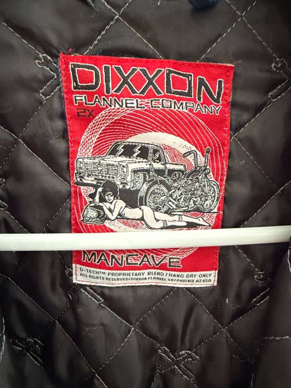 DIXXON Flannel Company Red Patch Label